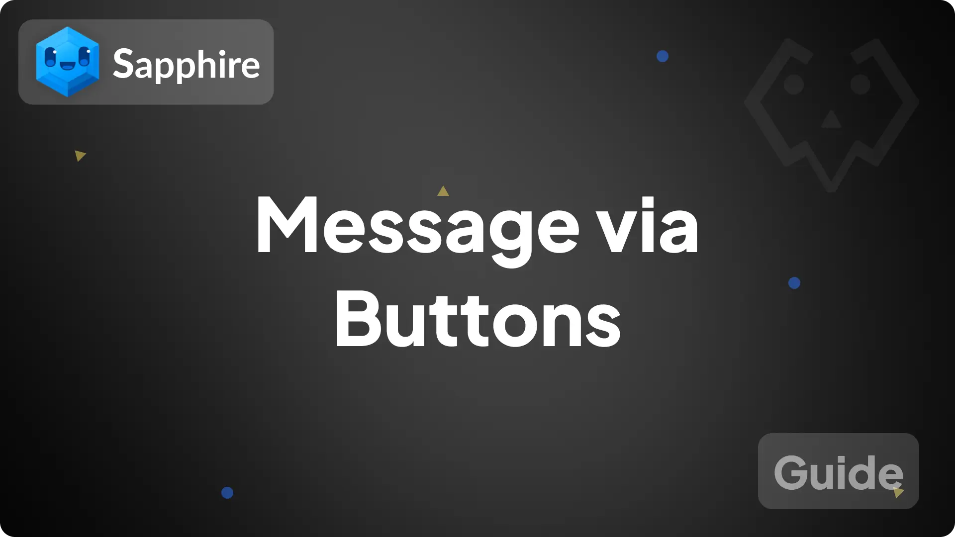 Guide - Button Message