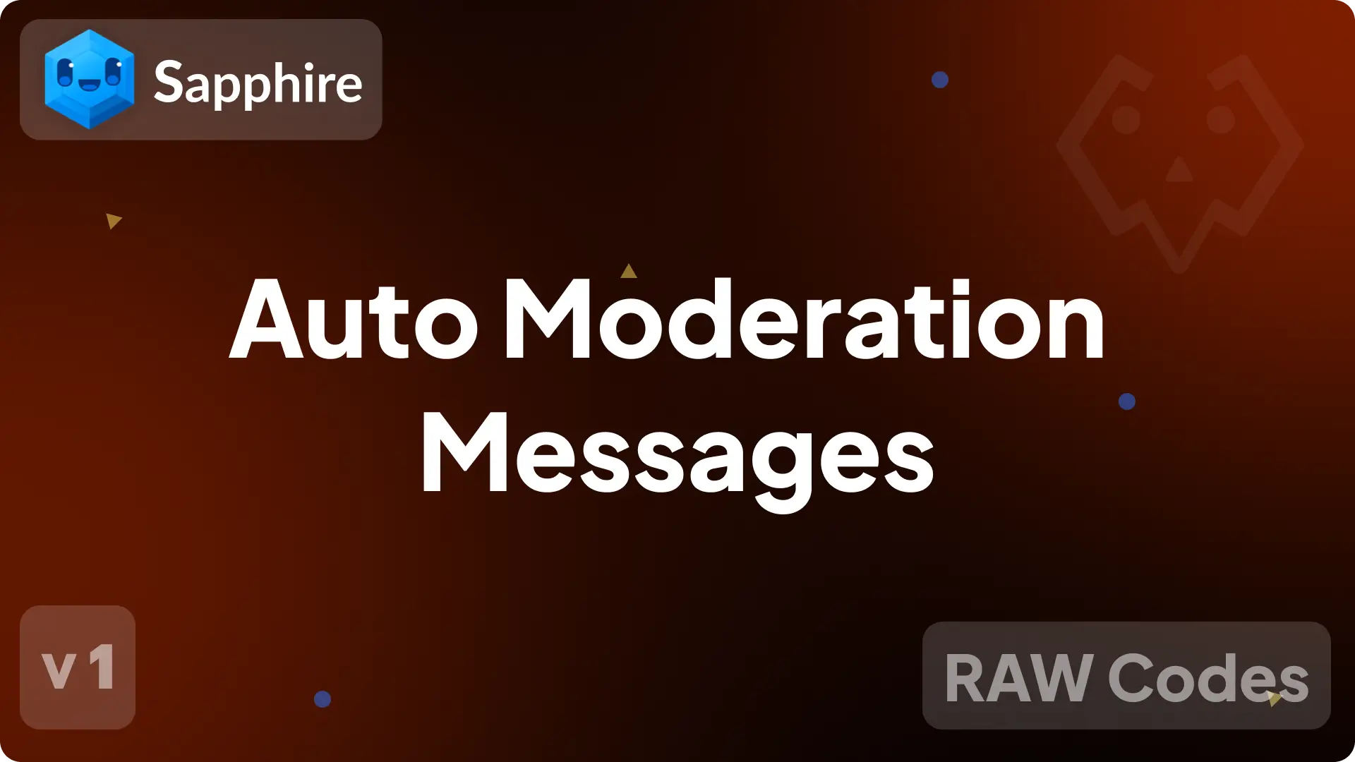 Sapphire Raw - Automod DM Messages