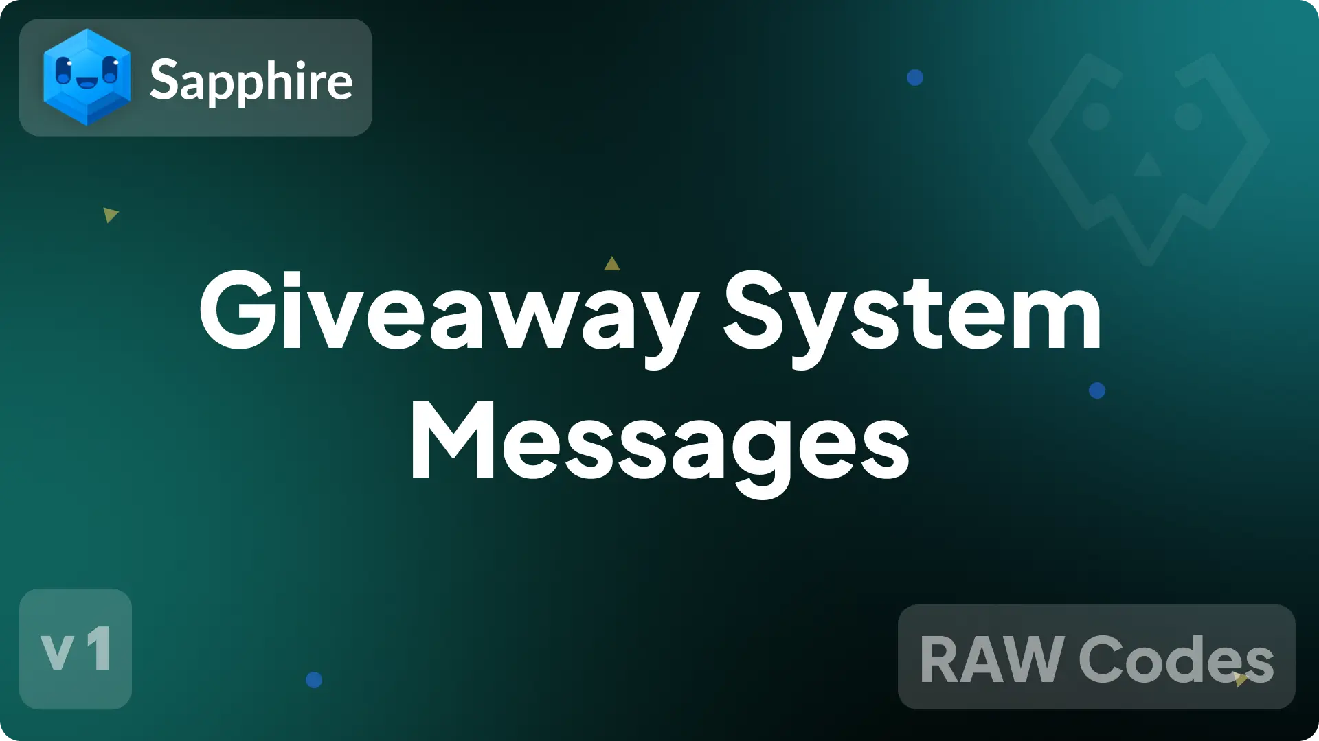 Sapphire Raw - Giveaway System