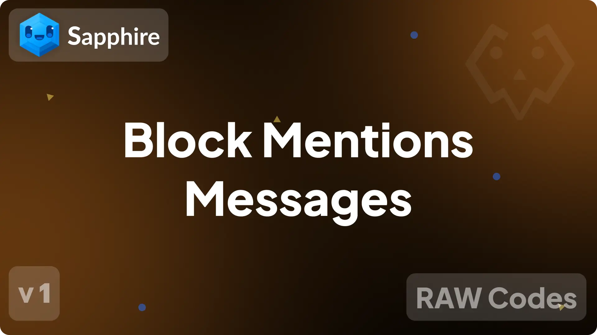 Sapphire Raw - Block Mention